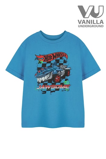 Vanilla Underground Blue Boys 100% Cotton T-Shirt (AJ6710) | £14