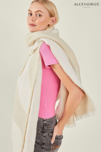 Accessorize Natural Swirl Print Blanket Scarf (AJ6985) | £22