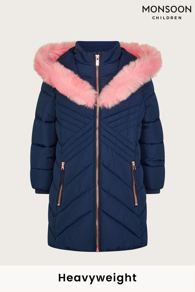 Girls Blue School Coats Next Official Site