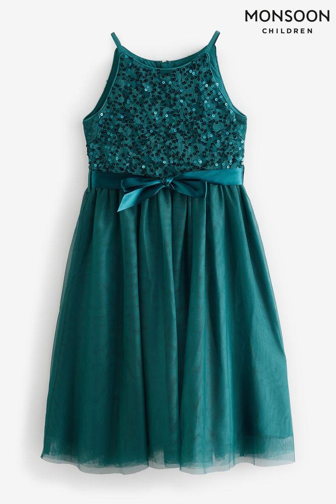 Next girls green dress 2025