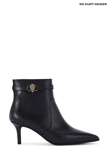 Kurt Geiger London Kensington Flexi Ankle Black BIG boots (AJ7155) | £199