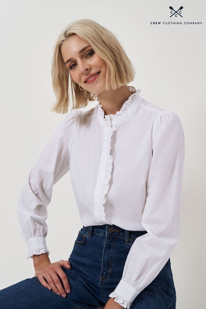 Buy Women s White Puff Sleeve Shirts Online Next UK