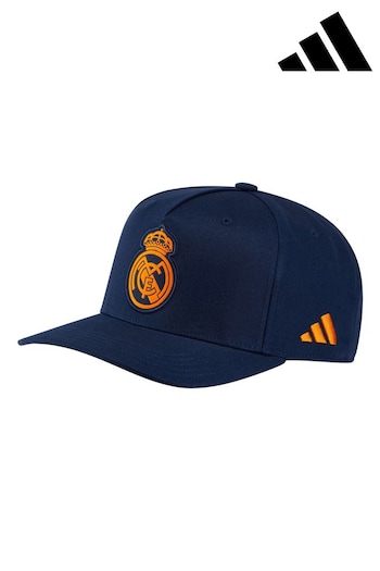 adidas Blue Real Madrid Snapback 100% Cotton Cap (AJ8289) | £25