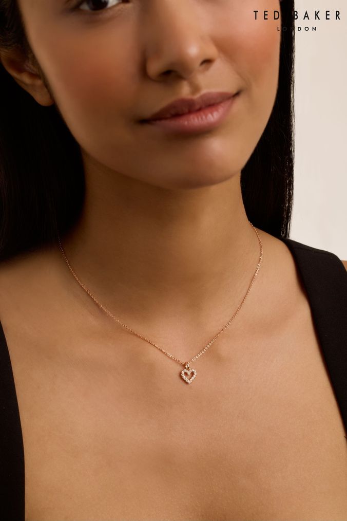 Womens Pink Rose Gold Plated Jewellery Next UK