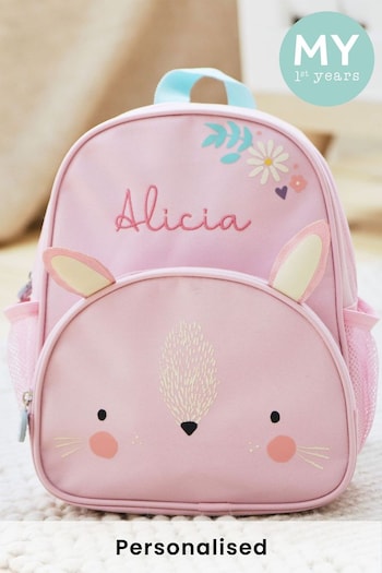 Personalised Mini Bunny Backpack by My 1st Years (AJ8947) | £30