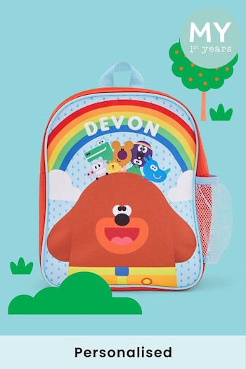 Personalised Hey Duggee Rainbow Backpack by My 1st Years (AJ8952) | £18