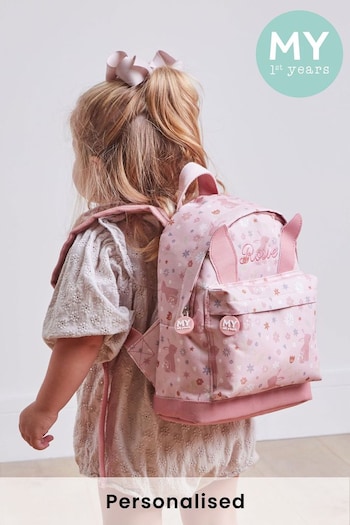 Personalised Bunny Mini backpack general with Ears by My 1st Years (AJ8961) | £30