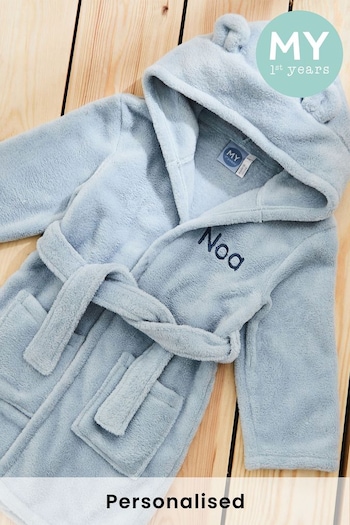 Personalised Hooded Fleece Robe by My 1st Years (AJ8999) | £31