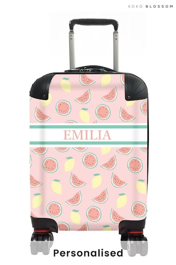 Personalised Watermelon Suitcase by Koko Blossom (AJ9022) | £175