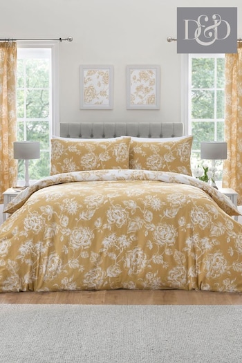 D&D Gold Mishka Easycare Duvet Cover Set (AJ9321) | £23 - £43