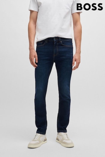 BOSS Blue Slim Fit Delaware Super Stretch Denim Jeans (AJ9935) | £129