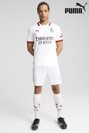 Puma White Mens AC Milan 24/25 Away Jersey (AK0487) | £80