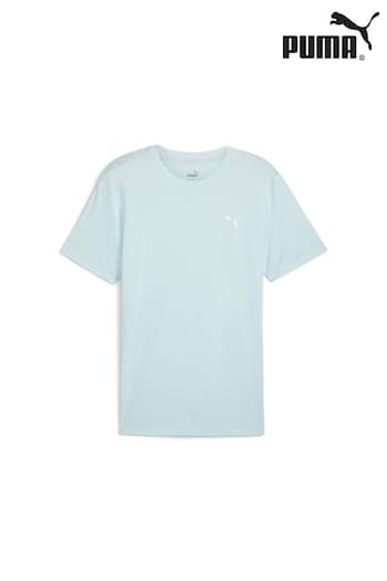 Puma Blue Mens Run Favourite Heather Running T-Shirt (AK0491) | £25