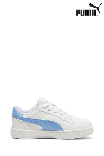 Puma Dark White Kids Girls Puma Caven 2.0 Sneakers Trainers (AK0492) | £45