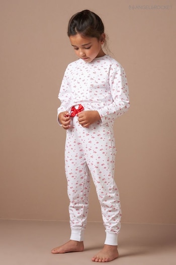 Angel & Rocket Natural Mini Alba Heart Pyjamas (AK0622) | £22 - £26