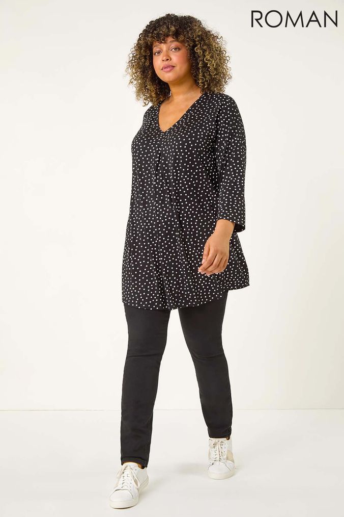 Romans plus size tunics clearance