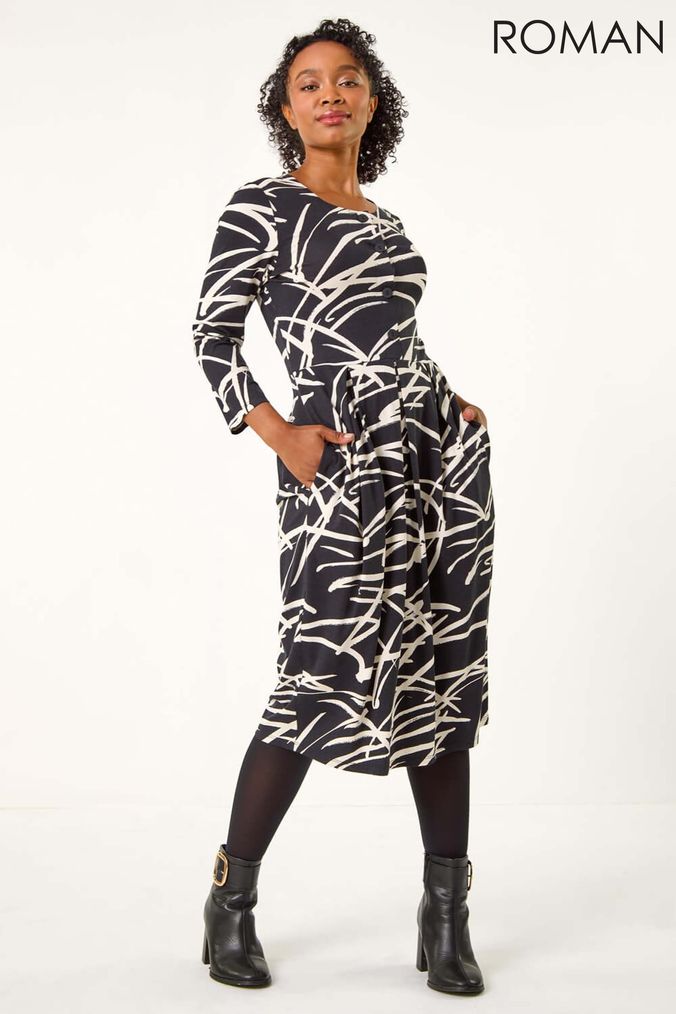 Buy Women s Roman Pleated Dresses Online Next UK