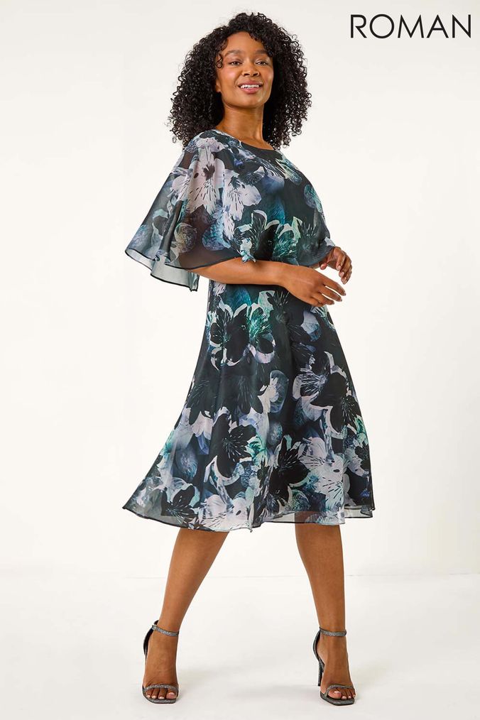 Buy Women s Roman Pleated Occasionwear Dresses Online Next UK