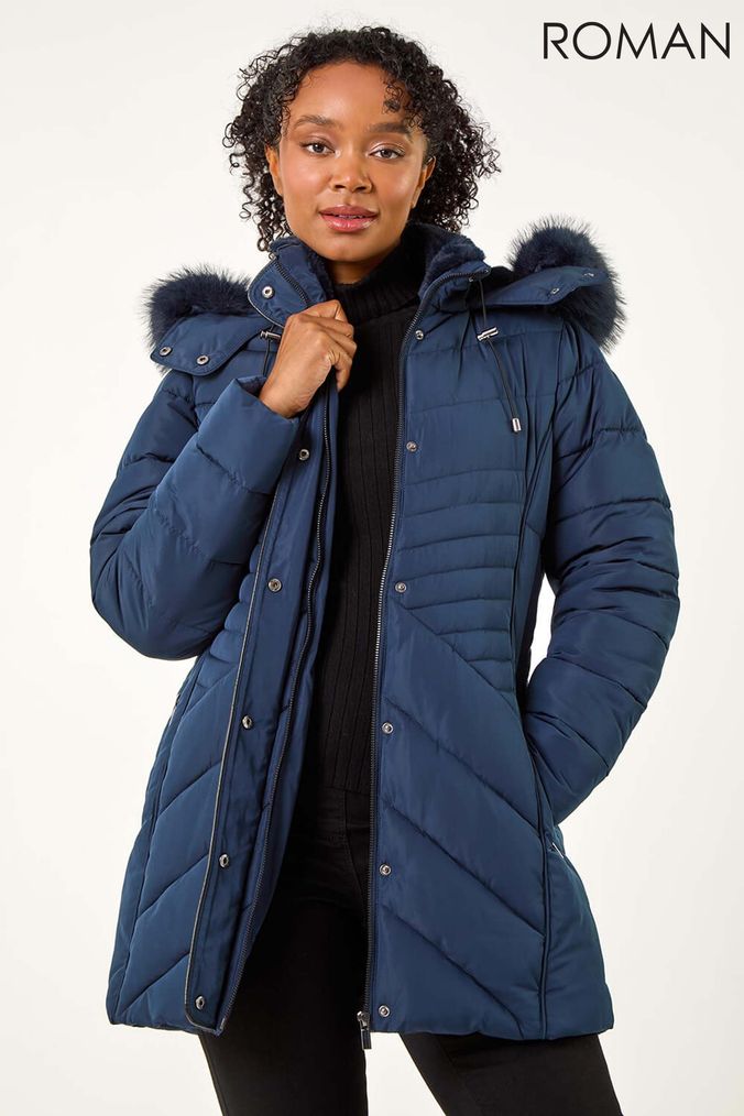 Buy Petite Quilted Padded Coats Online Next UK