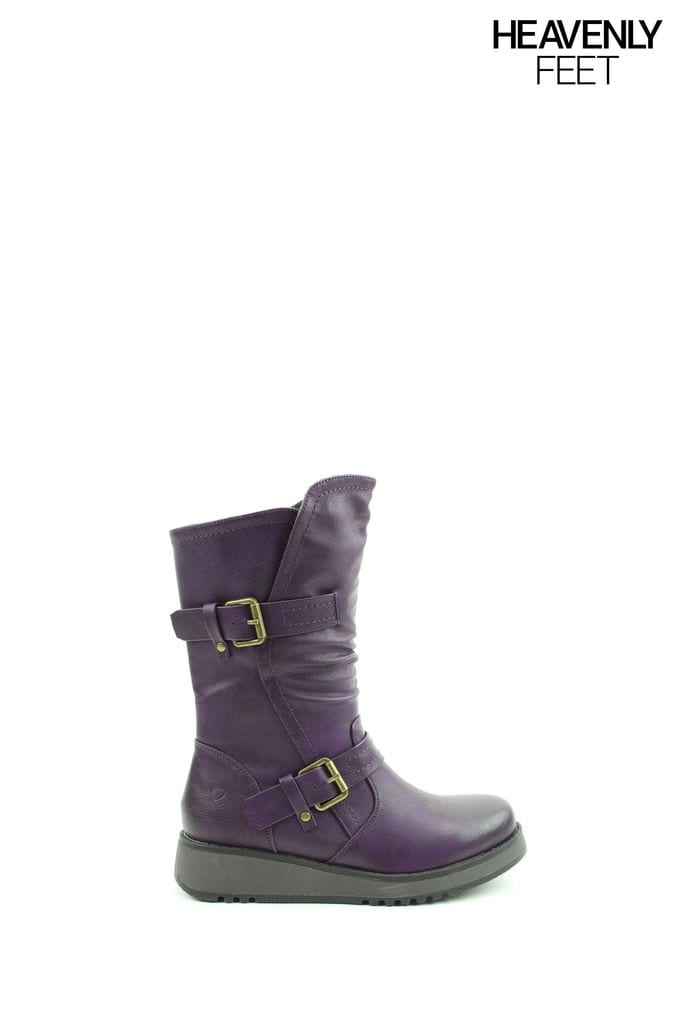 Buy Women s Boots UK 6.5 EU 40 UK 8 EU 42 Purple Casual Footwear Online AspennigeriaShops Mizuno Sabates Running Duel Sonic 2
