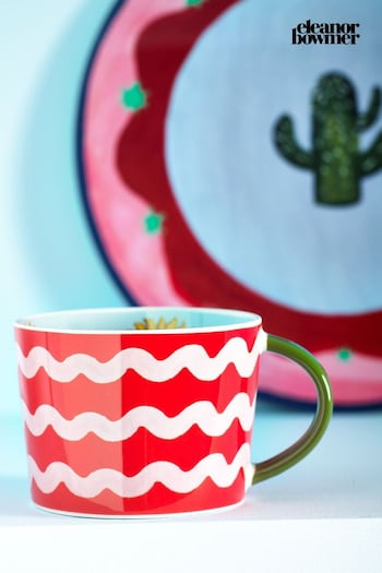 Eleanor Bowmer Set of 2 Red Electric Coast Sun Mugs (AK1537) | £28