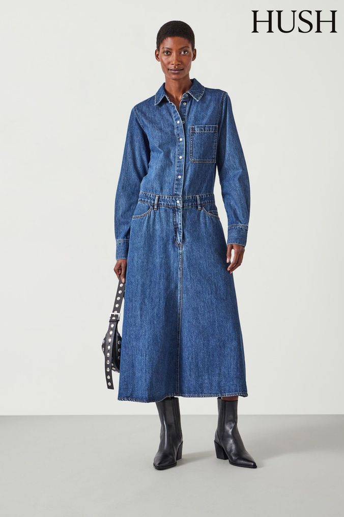 Denim dresses 2018 cheap