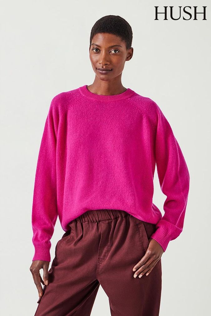Pink cashmere cardigan uk top