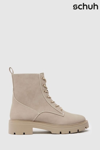 Schuh Natural Andria Lace-Up Boots (AK1840) | £42