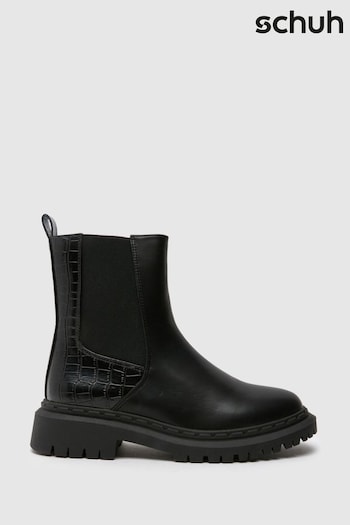 Schuh Averi Chelsea Black Boots (AK1863) | £40