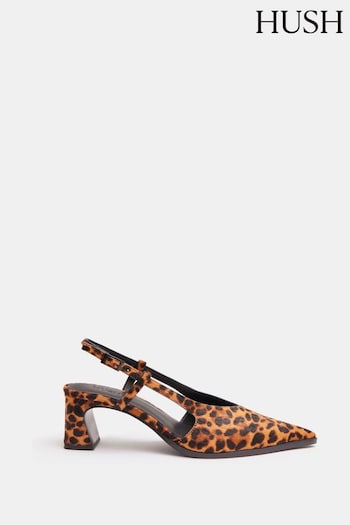 Hush Animal Alissa Slingback Pointed Kitten Heels (AK2503) | £130