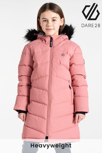 Dare 2b Girls Striking III Hooded Long Line Jacket (AK2510) | £70