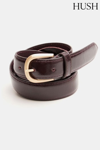 Hush Red Polly Patent Leather Belt (AK2940) | £60