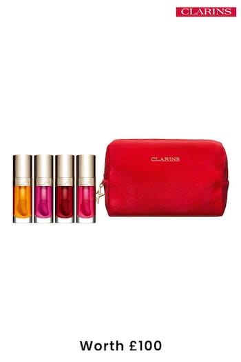 Clarins Beautiful Lips Comfort Oil Collection Gift Set (Worth £100) (AK3013) | £70