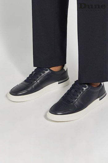 Dune London Blue Tycon Stripe Sole Sneakers (AK3122) | £100