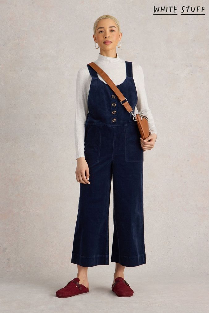 Next ladies denim dungarees top