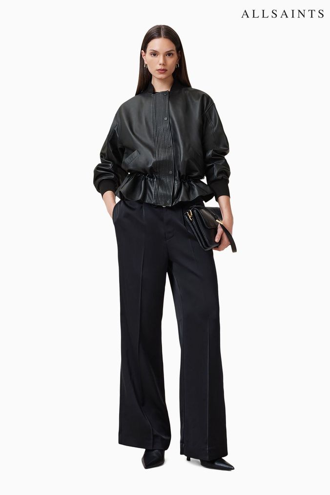 Next leather bomber jacket cheap