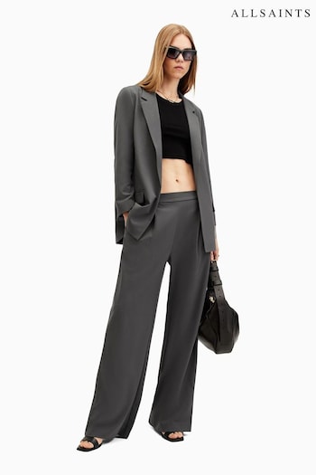 AllSaints Grey Aleida Trousers (AK3385) | £129