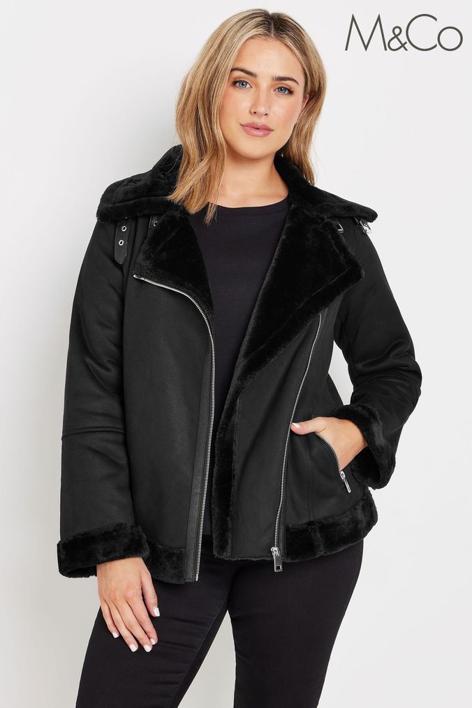 Aviator jacket womens next discount