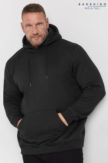 BadRhino Big & Tall Black Premium Hoodie (AK4385) | £33