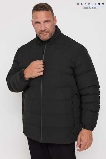 BadRhino Big & Tall Black Padded Long Sleeve Jacket (AK4390) | £60