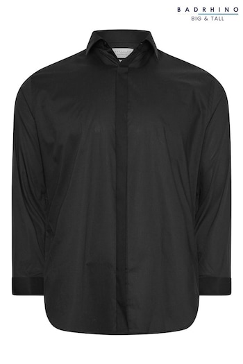 BadRhino Big & Tall Black Dinner Shirt (AK4427) | £39