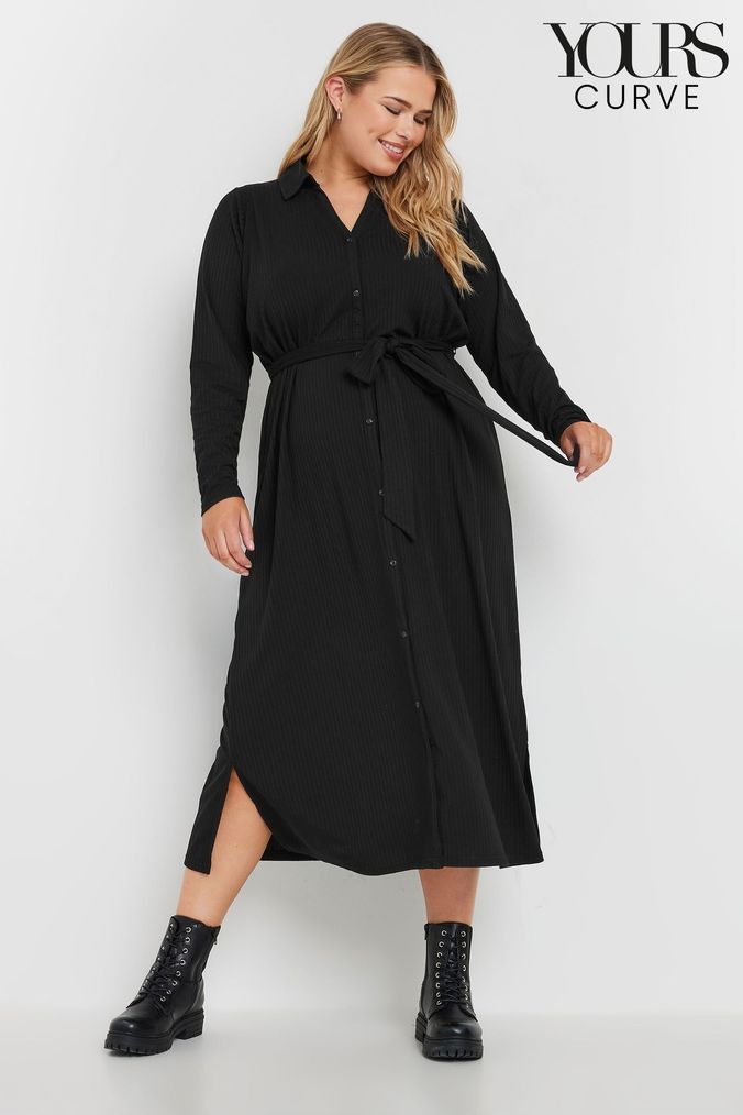 Black shirt dress next cheap