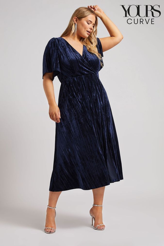 Blue Velvet Dresses Navy Royal Blue Velvet Dresses Next UK