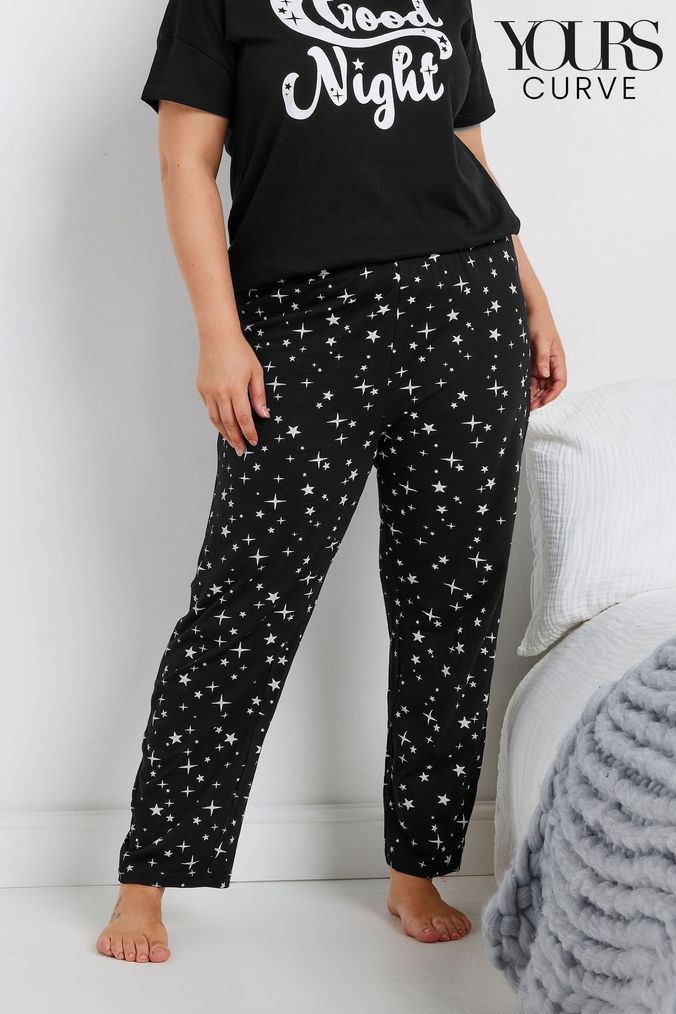 Buy Women s Pyjamas Black Star Nightwear Online Next UK