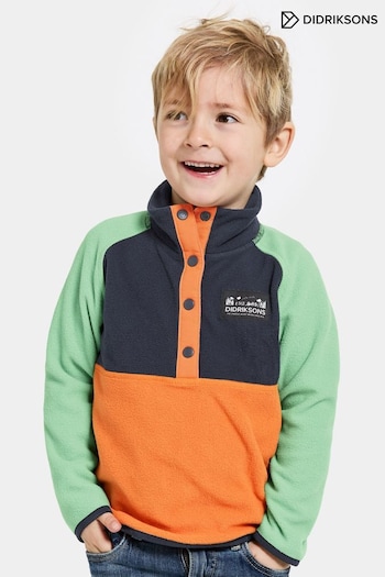 Didriksons Kids Monte Half Button Fleece (AK5618) | £25