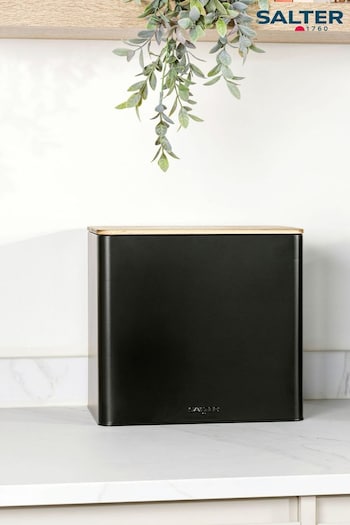 Salter Black Toronto Bread Bin (AK5697) | £0