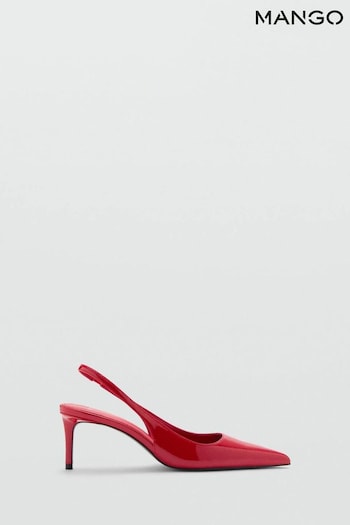 Mango Red Pointed toe heel shoes (AK6125) | £46