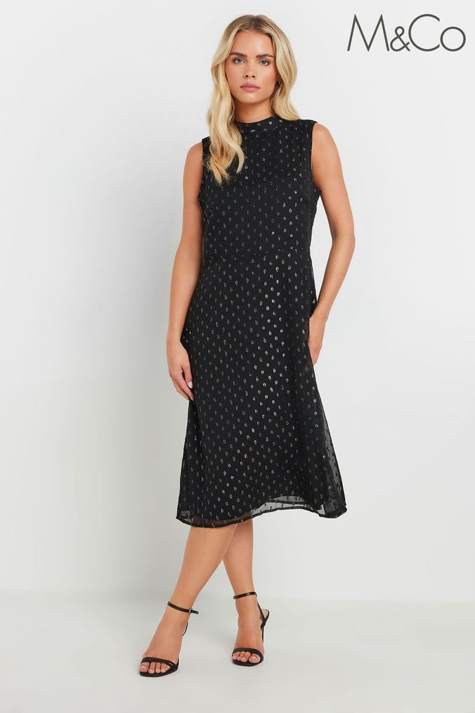 M and co black dress store