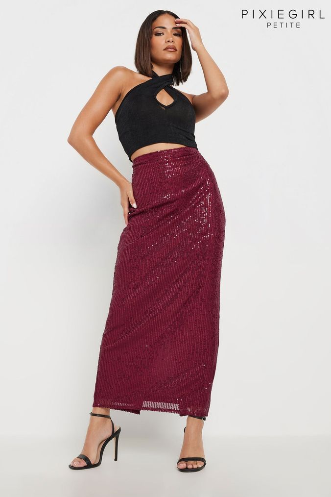 Buy Women s Maxi A line Sequin Skirts Online Next UK