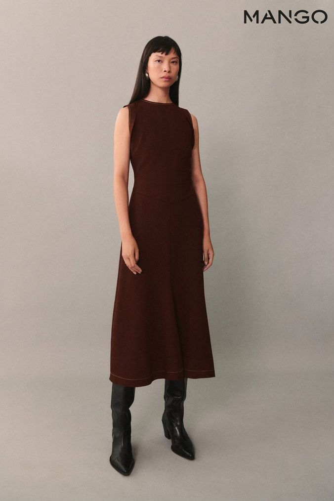 Buy Women s Mango Plain Casual Dresses Online Next UK